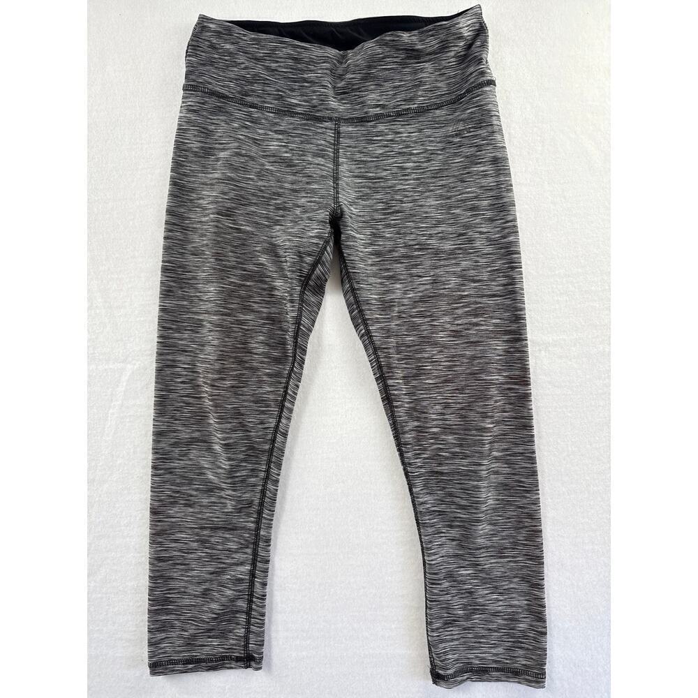 Women’s RBX Grey & Black Capri Stretchy Leggings Sz S
